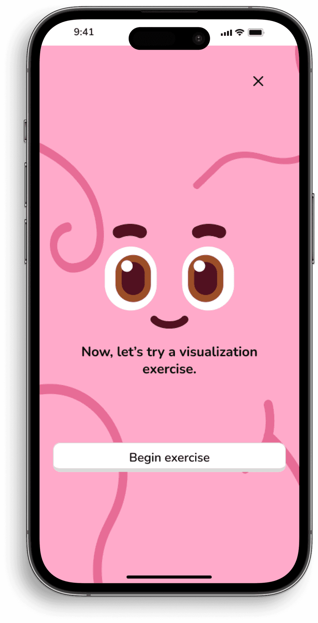 Brain Prep visualization exercise start